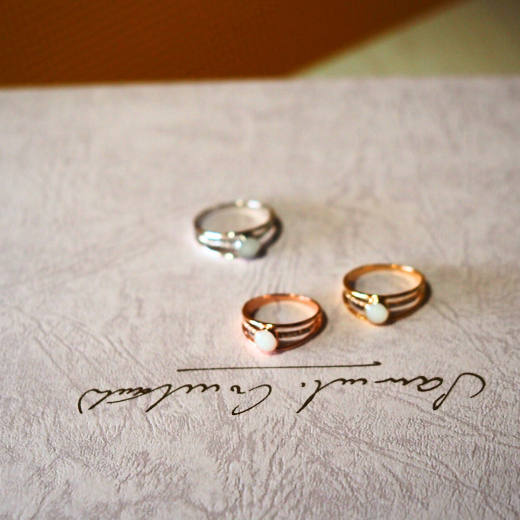 Triple Line Ring K18