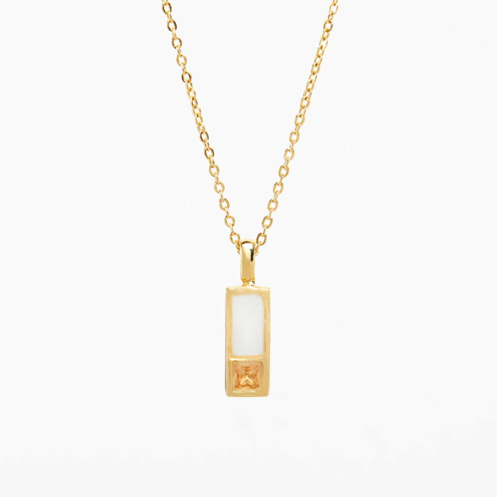 Love Square Necklace