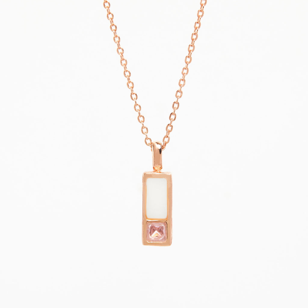 Love Square Necklace