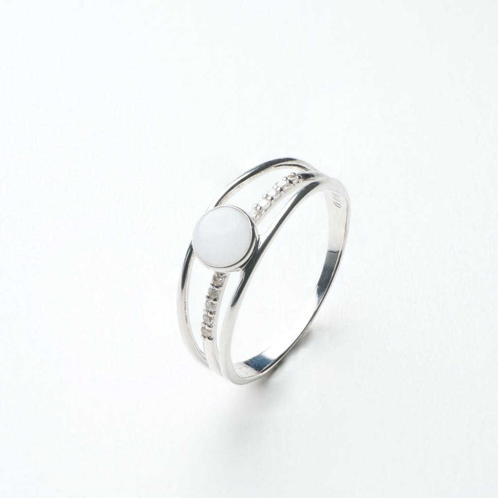 Triple Line Ring K18