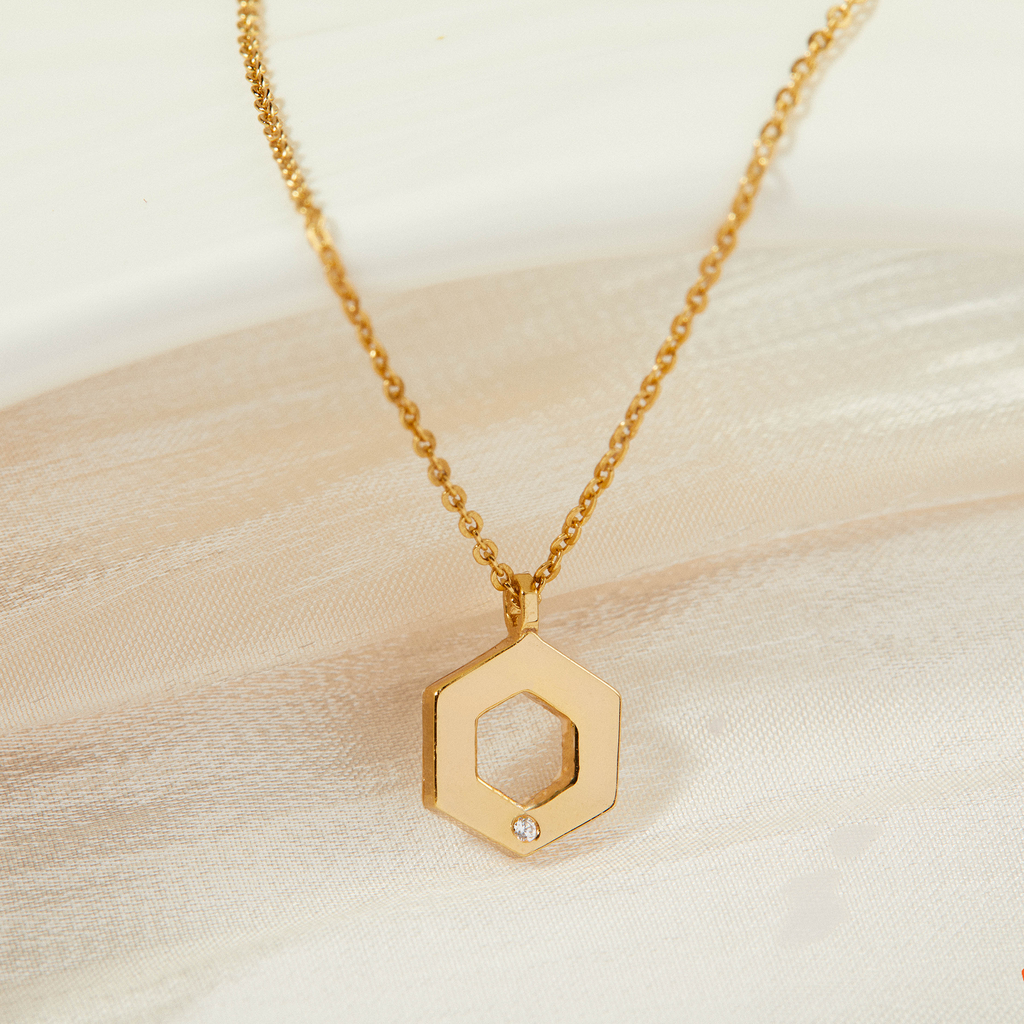 Hexagon Necklace