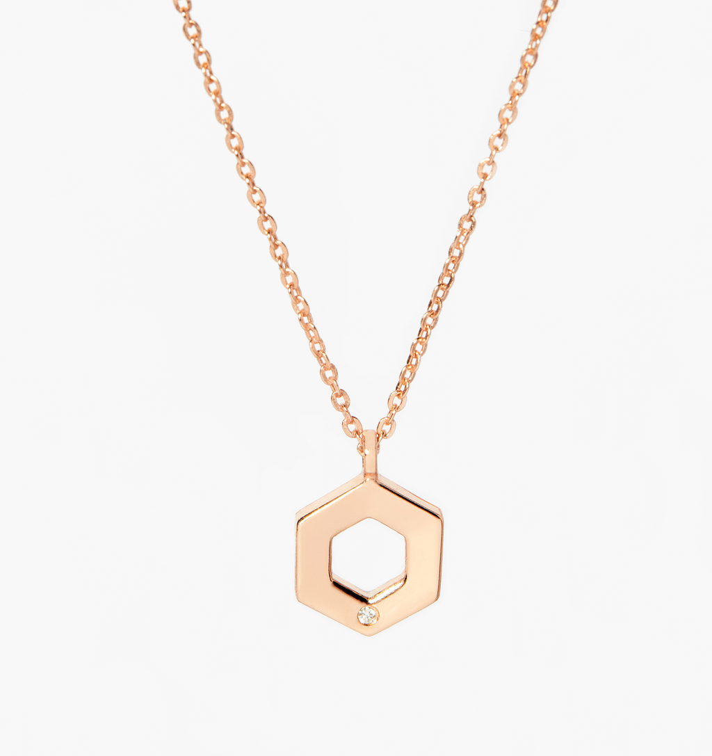 Hexagon Necklace