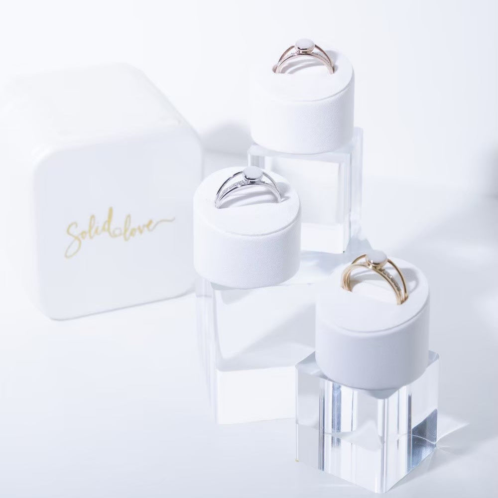 Triple Line Ring K18