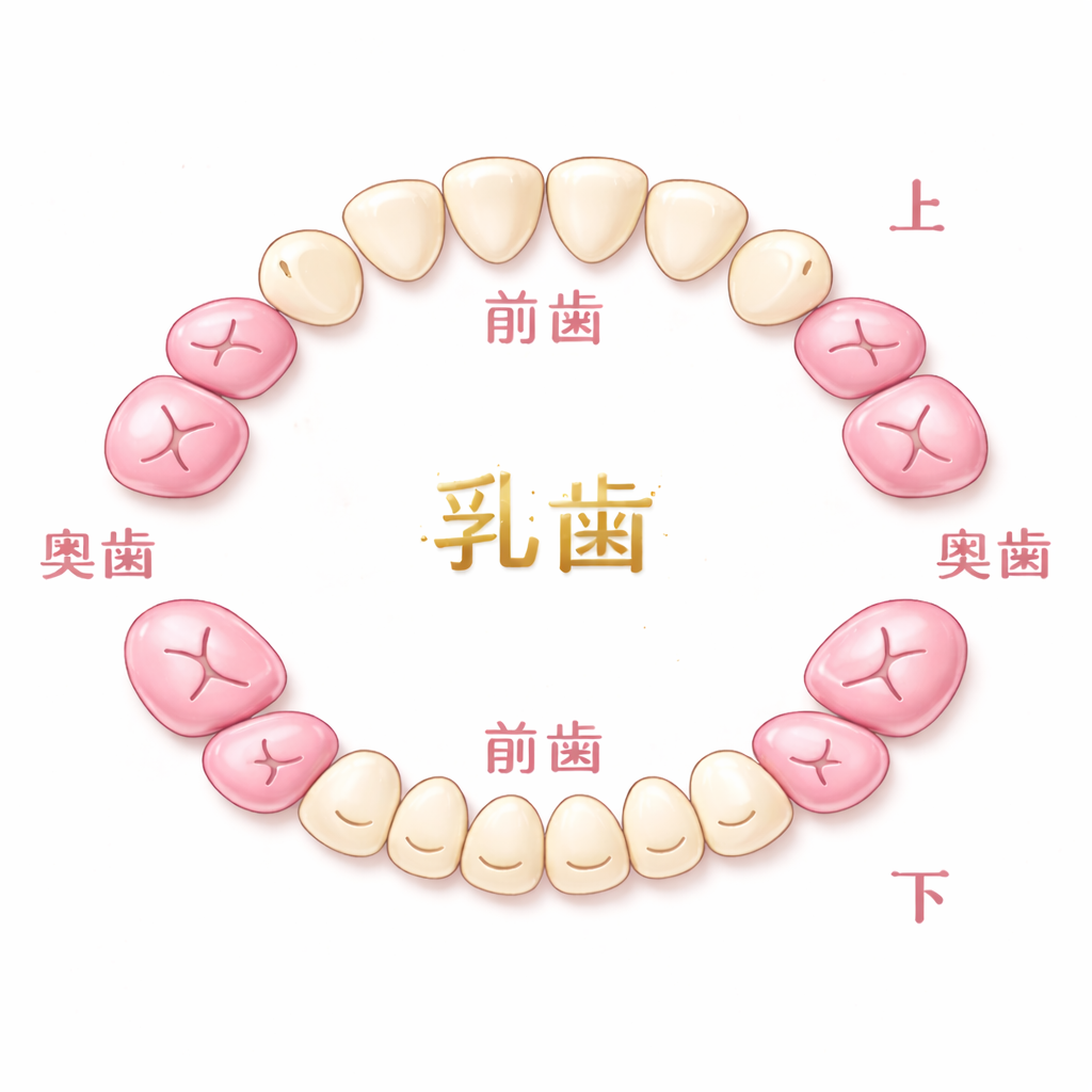金乳歯(前歯・ディスプレイタイプ）※金乳歯の素材費用は別途