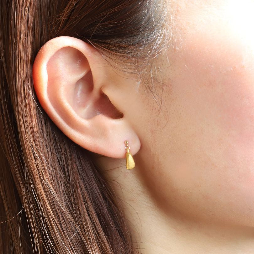 金乳歯ドロップピアス・イヤリング（High）※金乳歯の素材費用は別途
