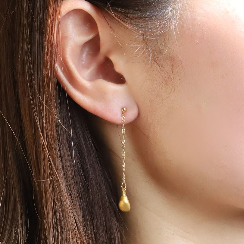 金乳歯チェーンピアス・イヤリング（Standard)