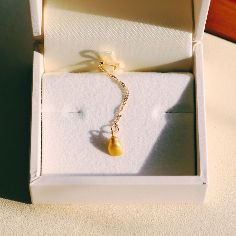 金乳歯チェーンピアス・イヤリング（Standard)