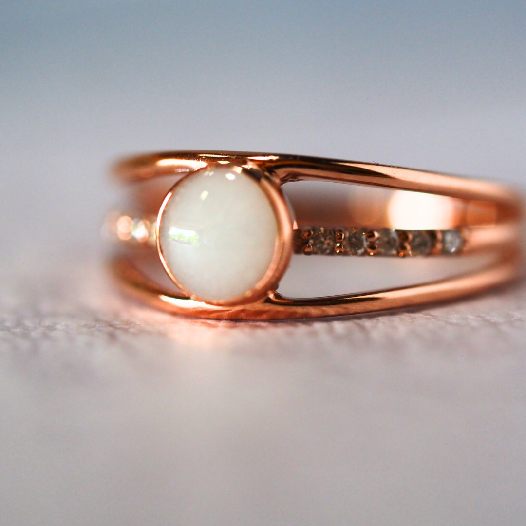 Triple Line Ring K10 – Solid Love
