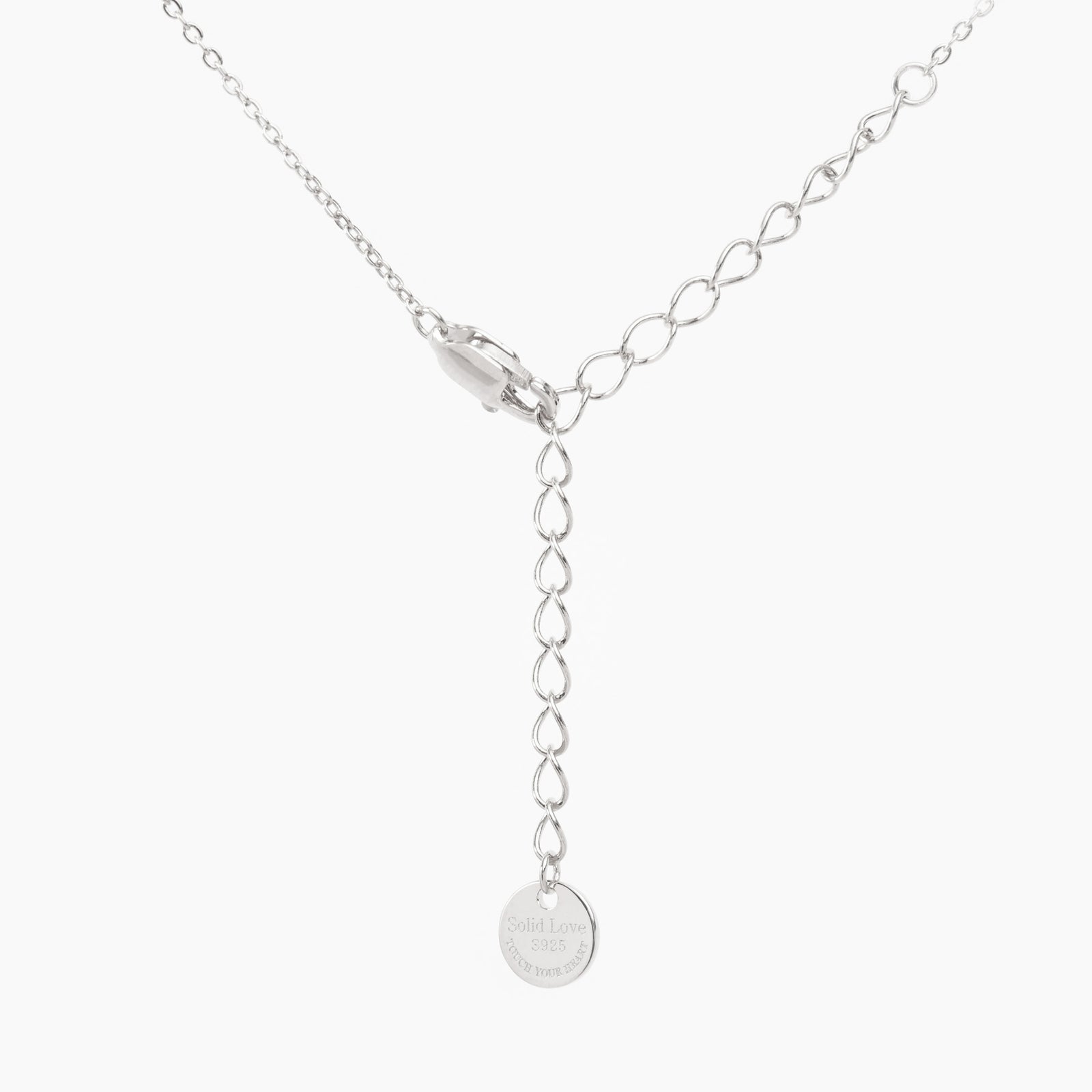 Love Square Necklace – Solid Love