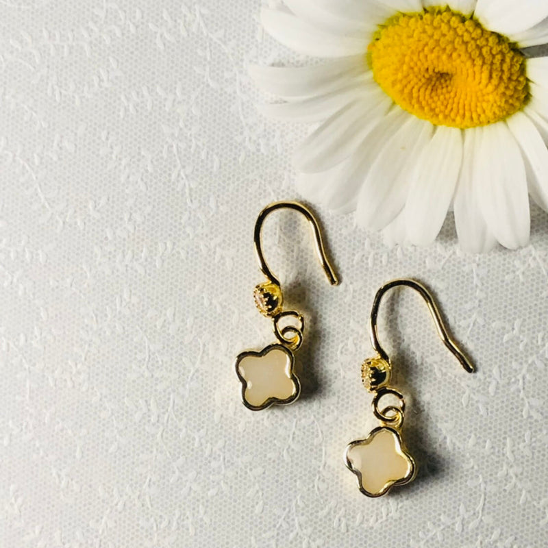 Clover reversible pierced earrings