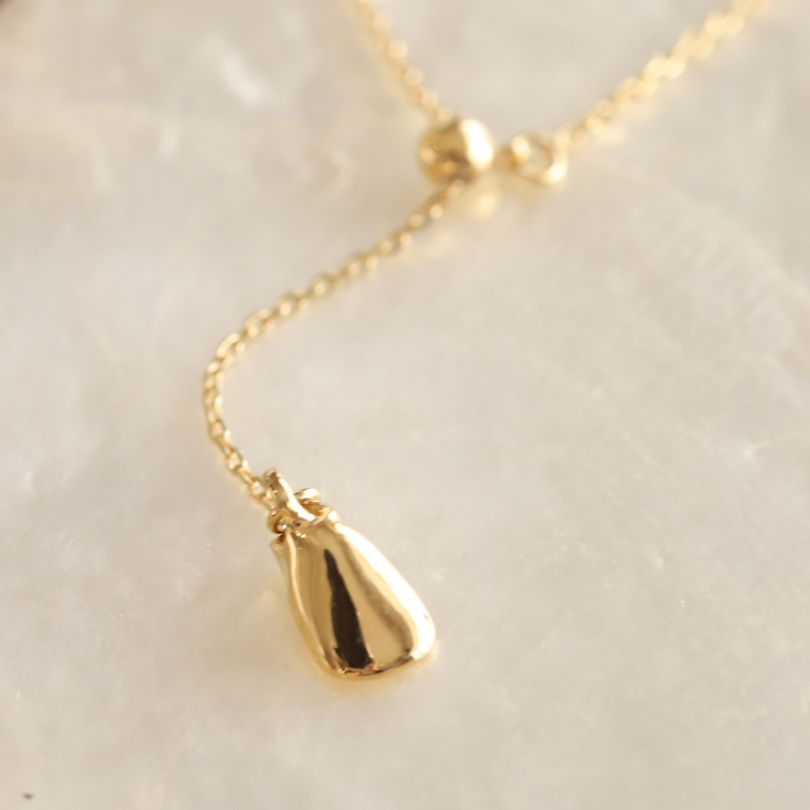 金乳歯Y字ネックレス（Standard）