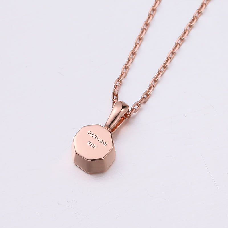 Octagon Necklace K18