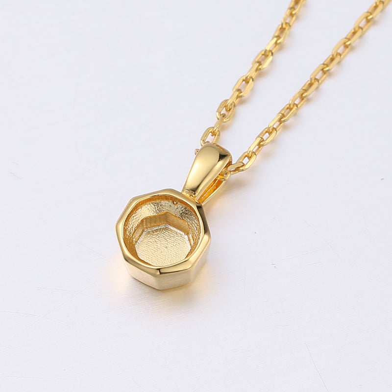 Octagon Necklace K18