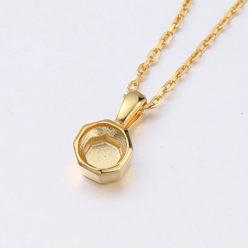 Octagon　Necklace〈へその緒〉