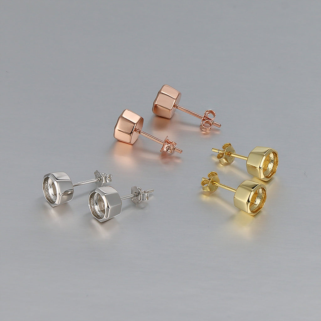 Octagon ピアス ＜へその緒＞