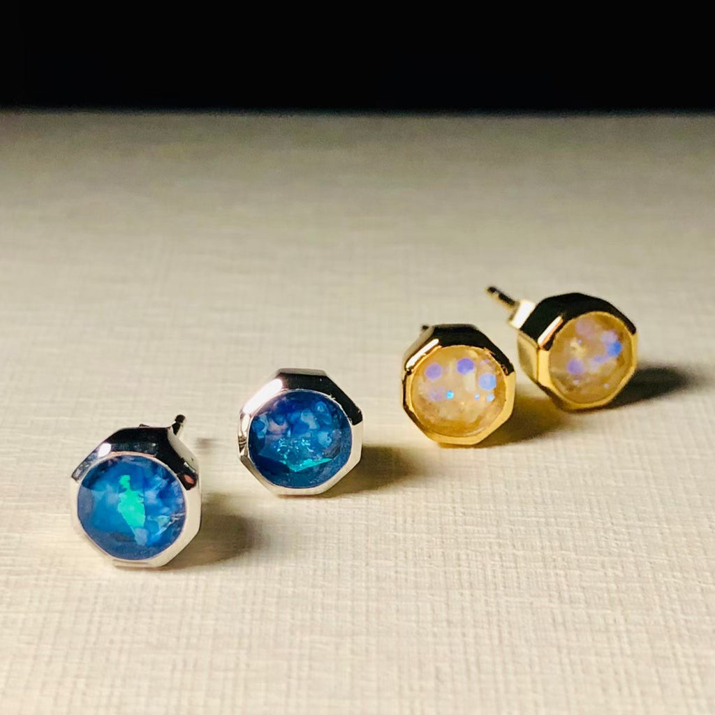 Octagon ピアス ＜へその緒＞